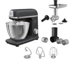Electrolux E5KM1-6GBP keukenmachine 1200 W 5 l Zwart, Grijs