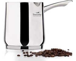 Rosmarino Pour&Cook Melkkannetje Opschuim - Koffiekan - Cezve - Melkkan - Melkopschuinkan - Barista Melkan - Turkse Koffiekan - Melkannetje RVS - 700ML