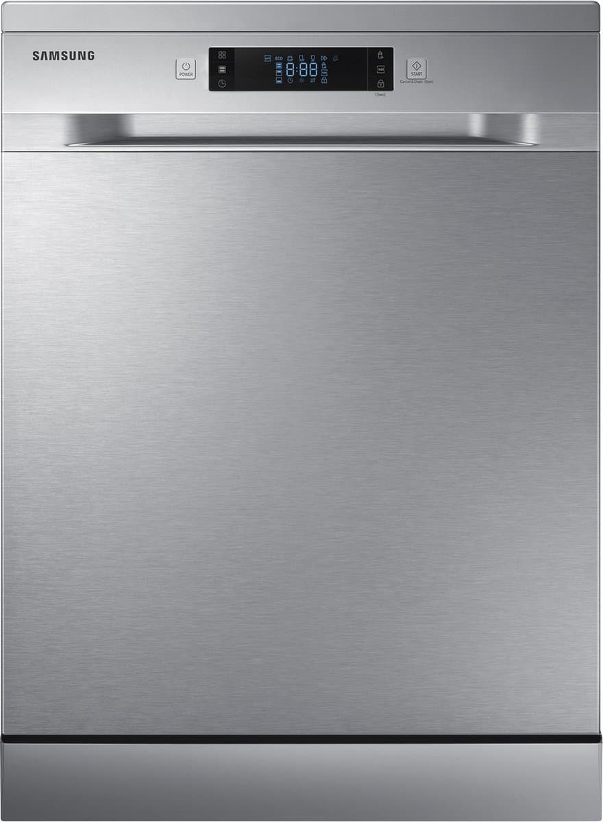 Samsung DW60M6050FS - Vrijstaande vaatwasser - Besteklade - RvS - Uitgestelde start timer - AquaStop-functie - 44 dB — afbeelding 1