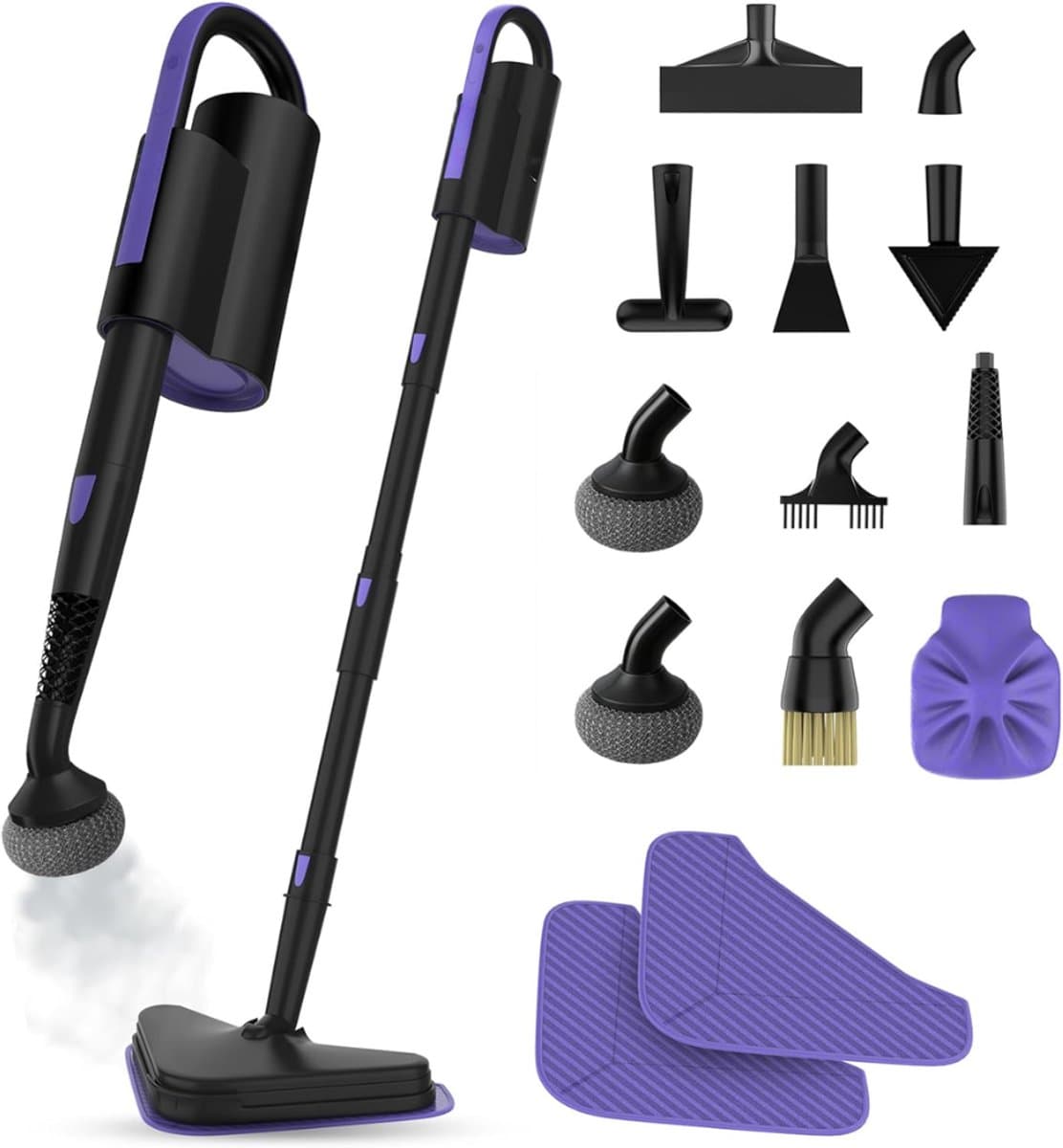 DYNA® Stoomreiniger vloer - Stoomreiniger - Stoomreinigers - Zwart - 45cm x 41cm x 13cm — afbeelding 1