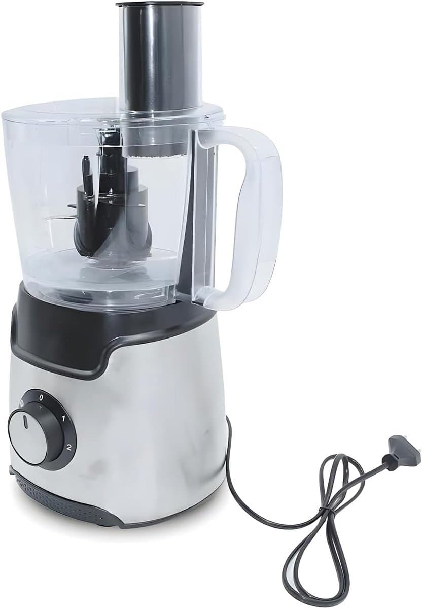Multifunctionele keukenmachine 1,25L - 750W met 7 functies – handmatig snijden, hakken, raspen, kneden en meer — afbeelding 1