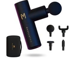 Mini - aluminium massage gun - professioneel massage apparaat - massage pistool - spier massage - sport massage - 4 mondstukken