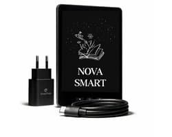 SwayTosh E-Reader Nova Smart – 6 inch 2026 – Tot 68GB Opslag (36GB geleverd) – Schermverlichting en Nachtmodus – E Reader Voor Ebook – Met Oplader
