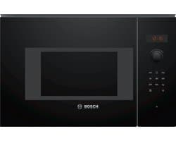 Bosch BFL523MB1F-1 Serie 4 Inbouwmagnetron 20 l Zwart + 3 Jaar Gratis Extra Garantie