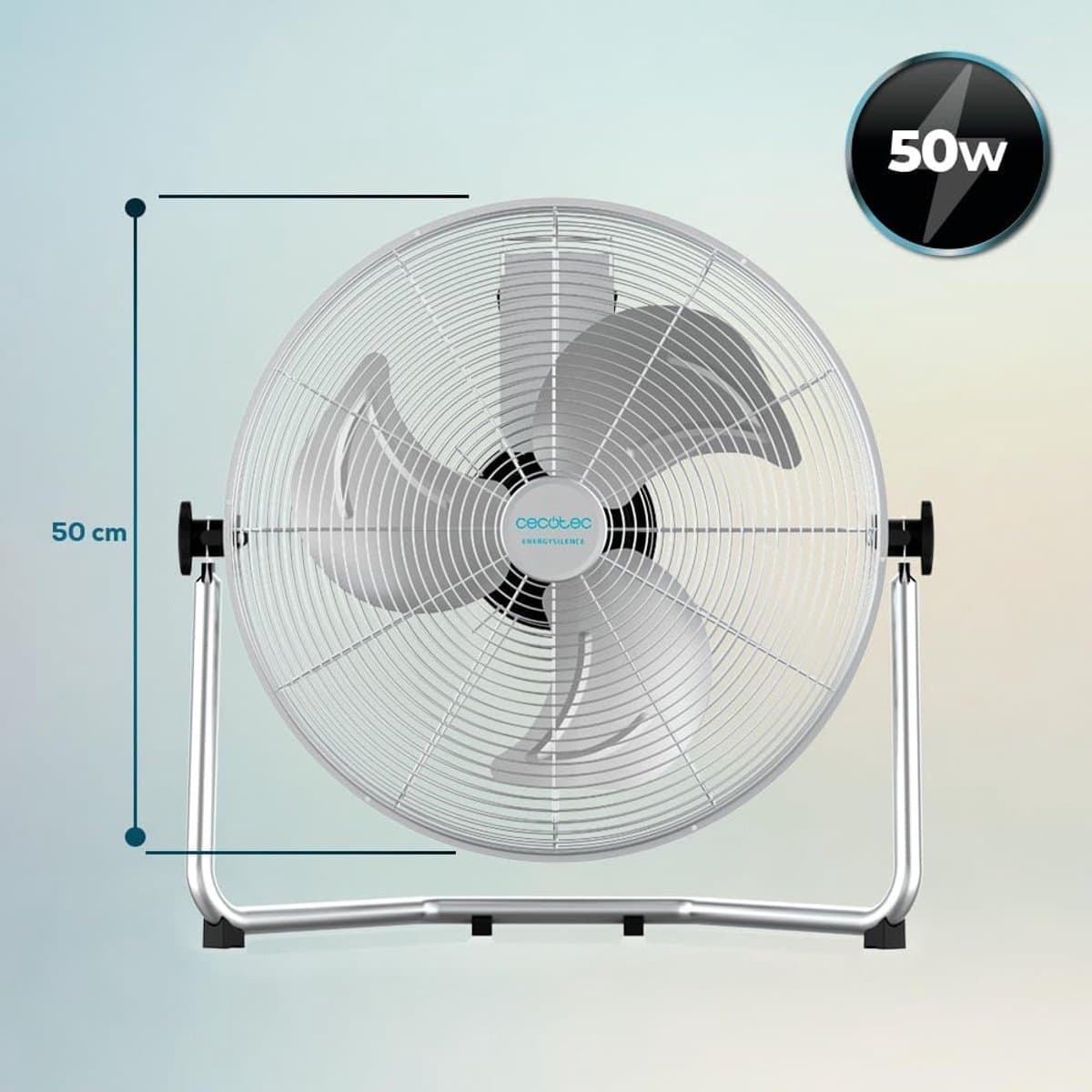 Industriële Ventilator - Krachtige Verkoeler - Grote Ruimtes - 100% Koperen Motor - 45 cm Bladen - Metaal — afbeelding 1