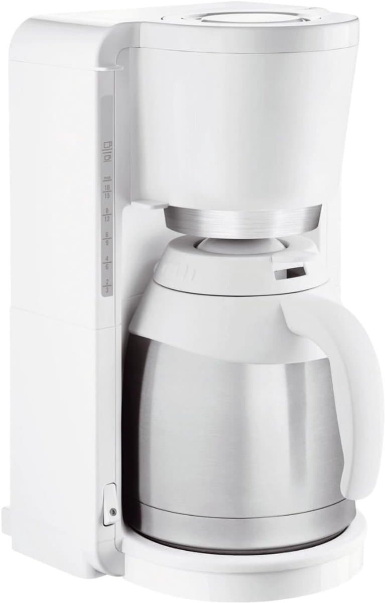 SCH® Koffiezetapparaat met Thermoskan - Koffiezetapparaat -Wit - 27cm x 27cm x 39cm — afbeelding 1