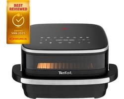 Tefal Easy Fry XL Surface FW4018 - Airfryer 4L - Pizza Tot 27 cm - 10 Programma's - Extra-Crisp - 70% Energiebesparing - Voor 4 Personen