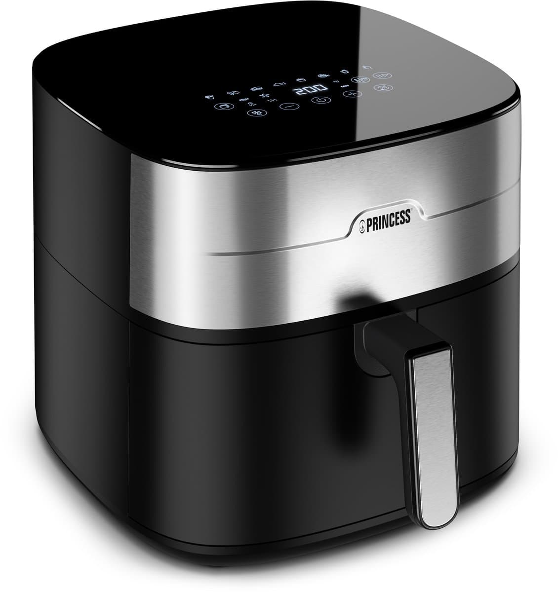 Princess 182280 Digitale Airfryer 8L - Dual heating - Dubbel verwarmingselement - 2000W - PFAS-vrij - XXL Gezinsformaat - Makkelijk schoon te maken - WK — afbeelding 1