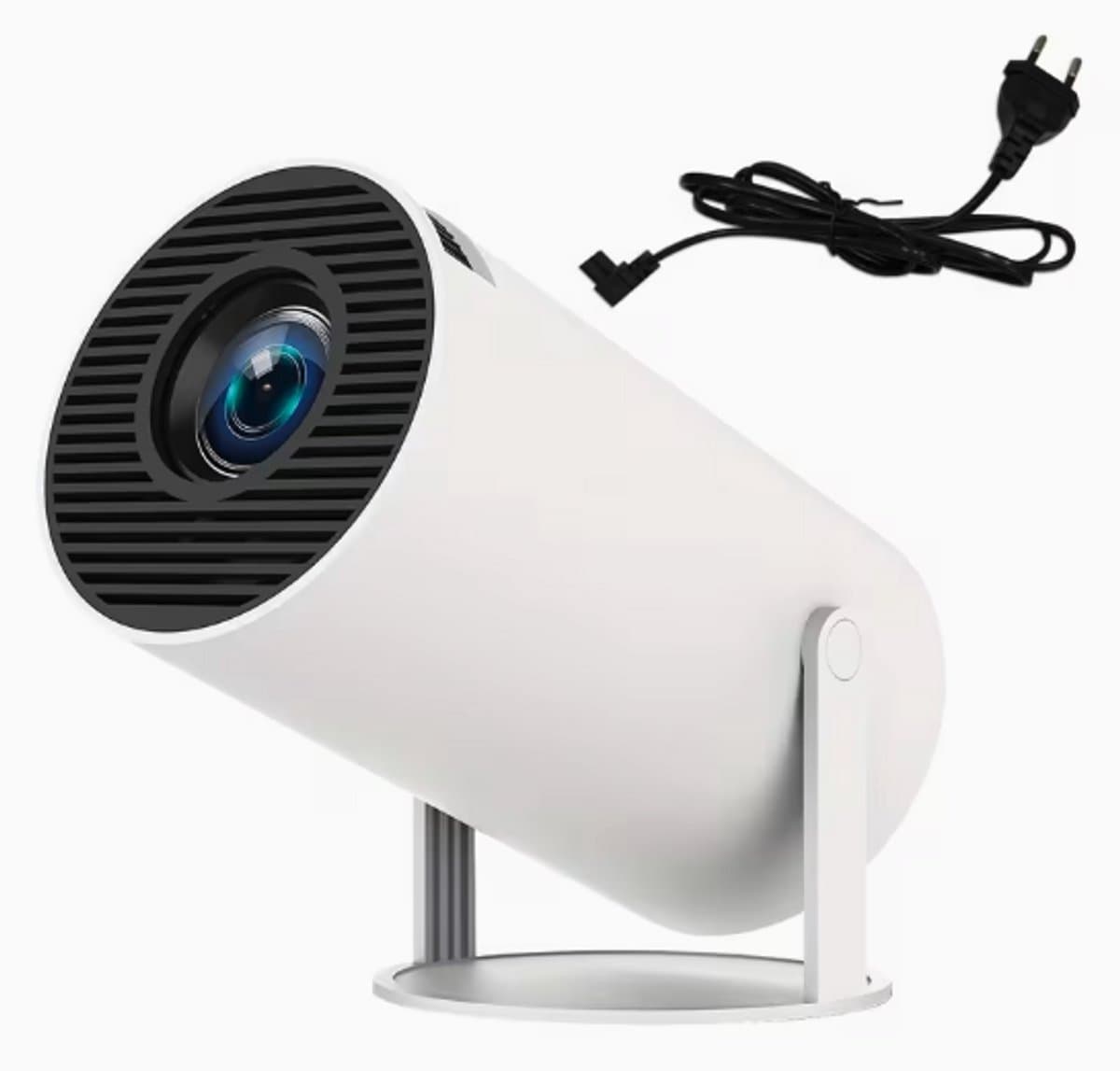 Draagbare projector - 4K en 1080P - met Android App - 180° rotatie - voor binnen en buiten — afbeelding 1