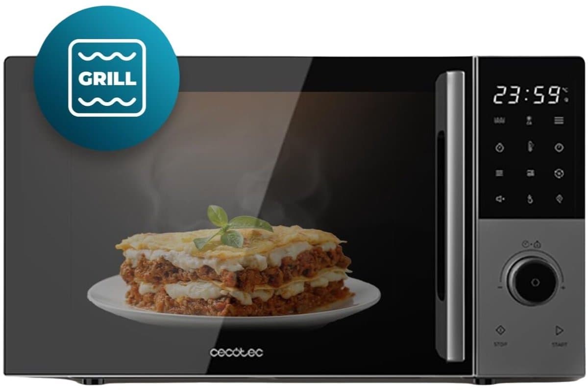 Magnetron met Grill Cecotec 2800 Zwart 2200 W 28 L — afbeelding 1