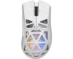 Furycube G11 - Tri-Mode Gaming Muis - Draadloos - Bedraad - Bluetooth - PAW3311 Sensor - 12.000 DPI - 1000Hz - Wit