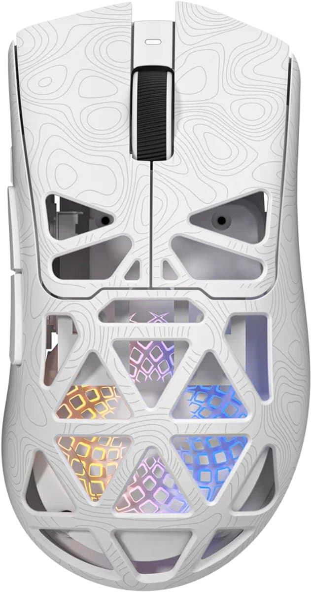 Furycube G11 - Tri-Mode Gaming Muis - Draadloos - Bedraad - Bluetooth - PAW3311 Sensor - 12.000 DPI - 1000Hz - Wit — afbeelding 1