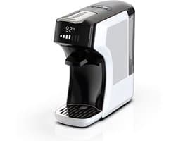 HiBrew H1C Pods koffiemachine - 20 bar hogedruk-extractie - warm/koud zetten - 7-traps waterinstelling - compatibel met NSDG - Wit