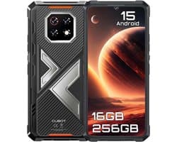 CUBOT Kingkong ES 3 Robuuste Smartphone - 16GB RAM 256GB ROM - 10200mAh 33W Robuuste Telefoon - 6,745inch 120Hz - 4G Dual SIM - 48MP+16MP - IP68/IP69K - Android 15 - NFC GPS - Zwart