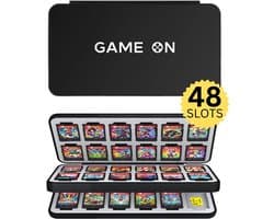 Xainy – Card case XXL zwart geschikt voor Nintendo Switch & Switch 2 games | Switch-games opberghoes accessoires | Spellen game hoes houder | Opberg travel box / opbergbox voor OLED / Lite consoles | Beschermhoes 48 card slots