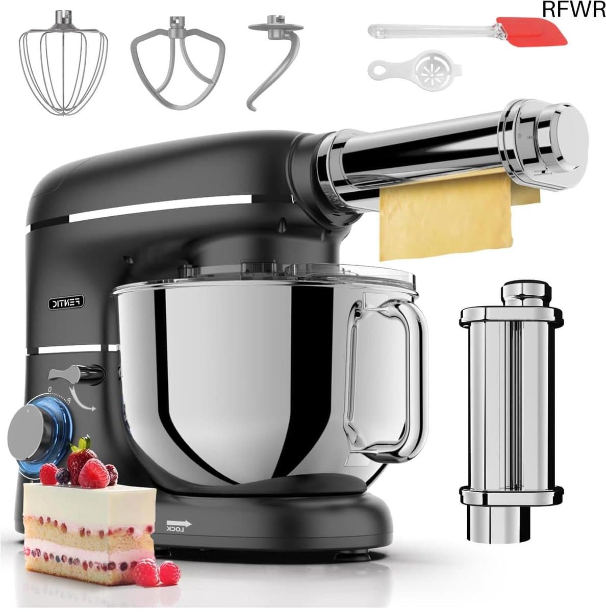 RFWR® Keukenmachine met Pastamachine – 2000W – 6,2L Mengkom – Ideaal voor Vers Pasta — afbeelding 1