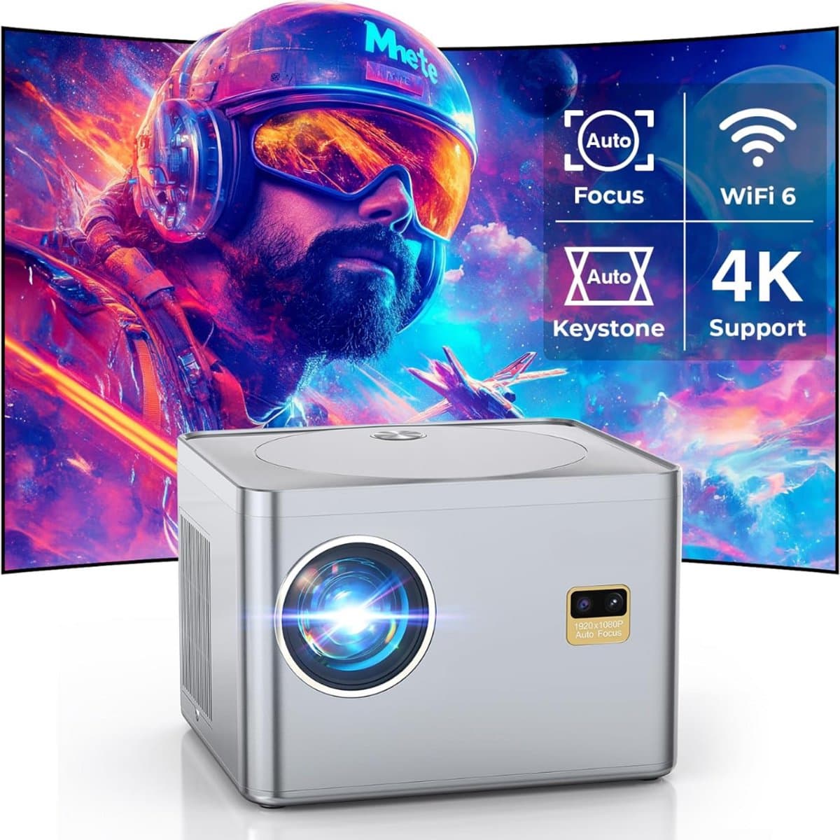 Lexium Mini beamer - Projector - Beamerscherm - Projectiescherm - Outdoor & Indoor Projector - — afbeelding 1
