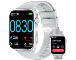Blackview Watch - R30MAX - Smartwatch - Stappenteller - Slaapmonitor - Saturatiemeter - Compatibel met alle smartphones - Activiteitentracker - Dames en heren - Zilver