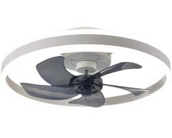 Nivard Plafondventilator - Met Verlichting - Plafond Ventilator - Met Lamp - Plafonniere Met Ventilator - Met Licht - Wit