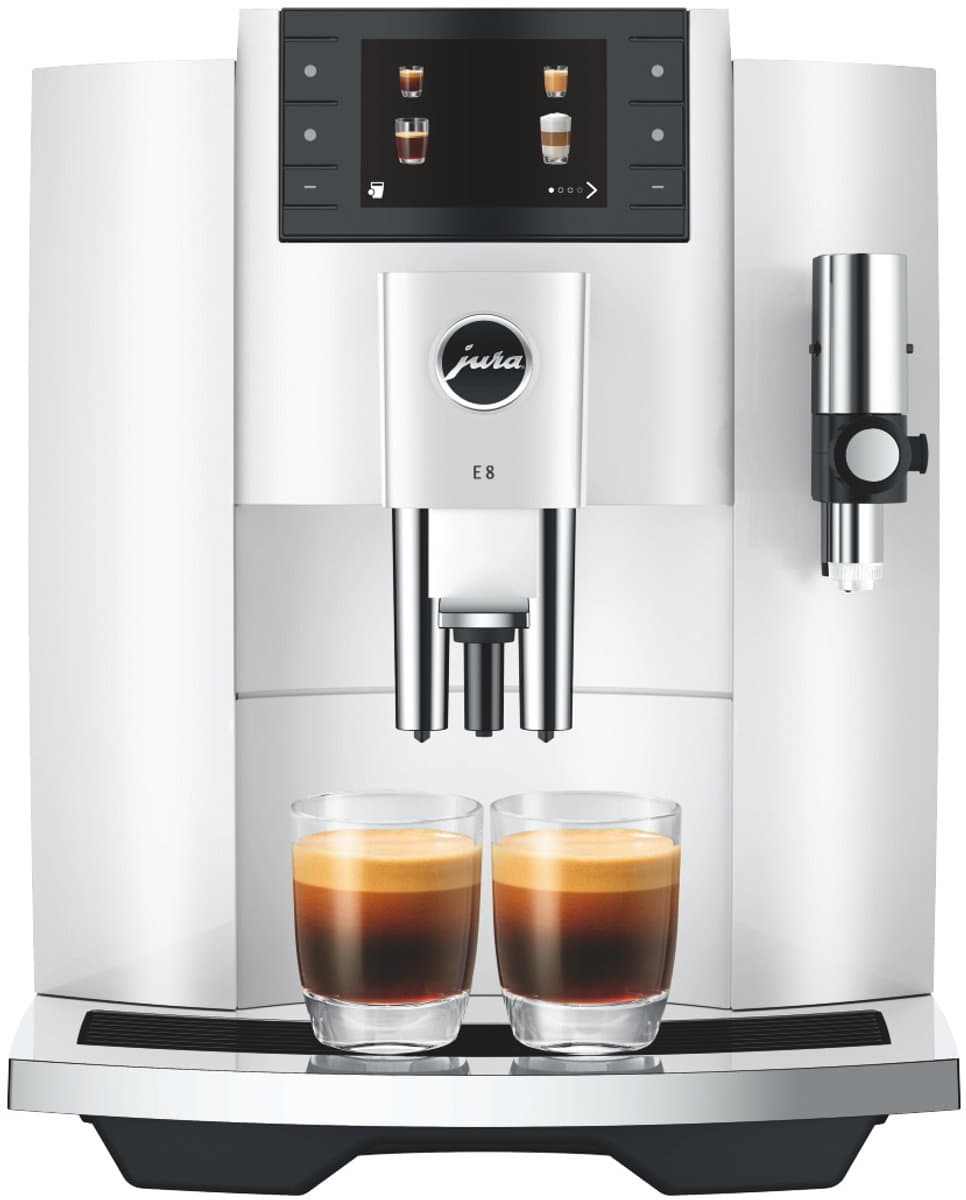 JURA - E8 Piano White (EC) - Volautomatische espressomachine — afbeelding 1