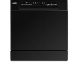 Labirent LMV8-7PZW1 - Mini Vaatwasser - 8 Couverts - 7 Programma’s - Modern - Kleine Vrijstaande Afwasmachine - Zwart