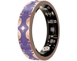 WizBay Premium Select® Bohemian Smart Ring - Glory Purple - Hartslag, Slaap en Zuurstofmeting - Activiteitstracker - Maat 10