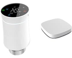 Zigbee Thermostaat Radiator Klep met Smart Programmable Functies en Spraakbesturing