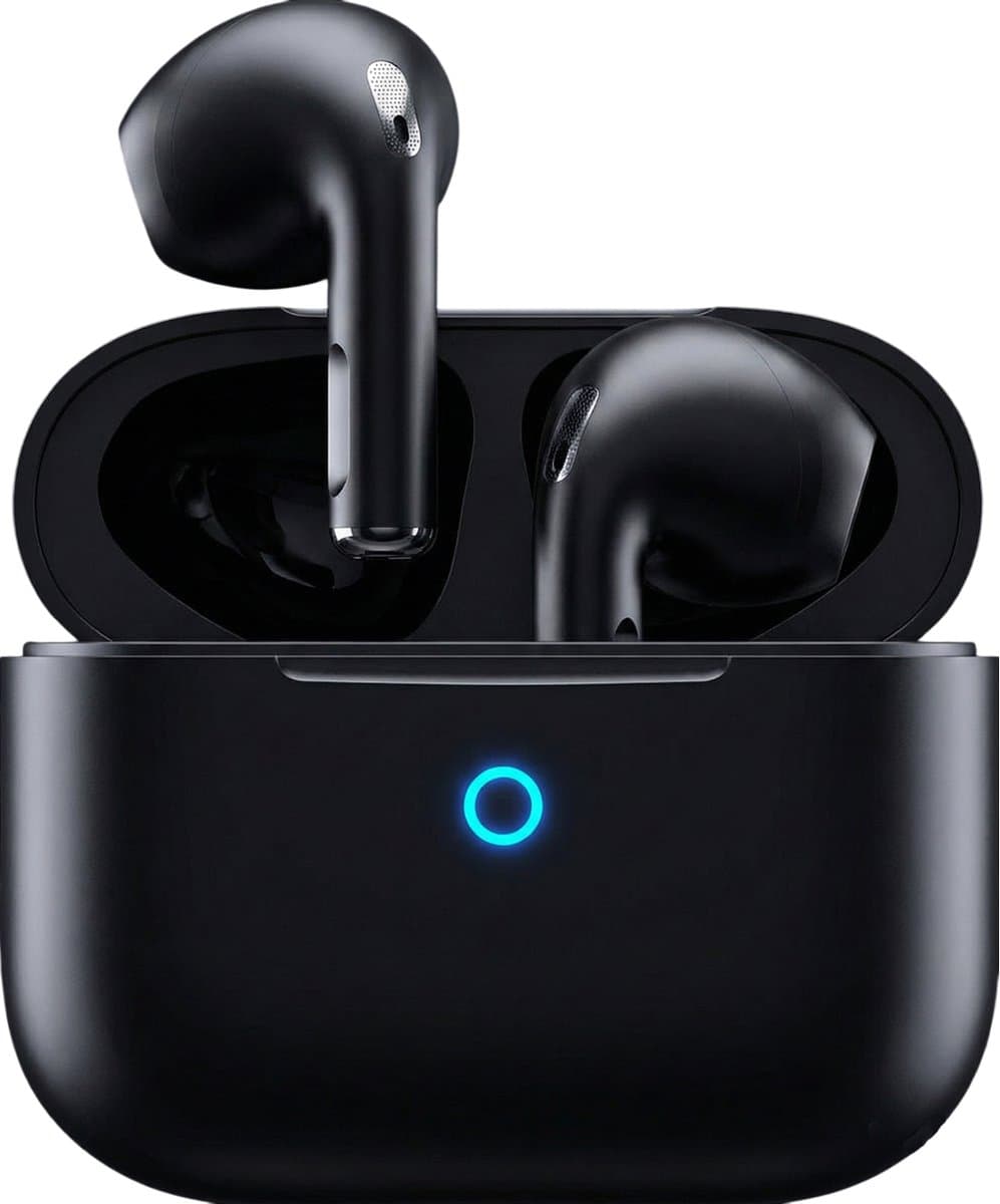 GØDLY X Oortjes Draadloos - Draadloze Oordopjes - Earbuds - Bluetooth - IPX5 - zwart - Earpods Iphone Apple & Samsung — afbeelding 1