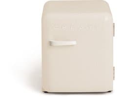 CREATE - Koelkast in retrostijl - Gebroken wit - Handvat Gebroken wit - FRIDGE RETRO 48L