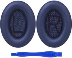 Set Oorkussens geschikt voor Bose Koptelefoon – Bose Quietcomfort 35 ii Oorkussen – QC2/QC15/QC25/QC35/Soundtrue/Soundlink Around-Ear ii – AE2Blauw