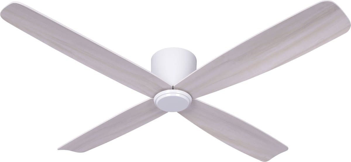 Plafondventilator Fraser - Wit - White Wash — afbeelding 1