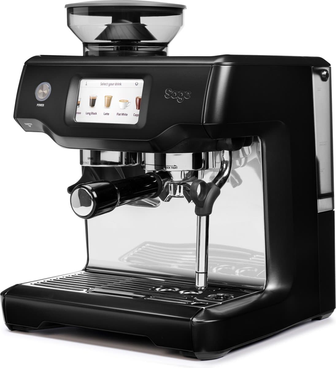 Sage the Barista Touch™ Black Stainless Steel Pistonmachine — afbeelding 1