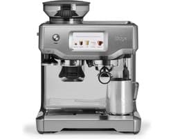 Sage SES880BSS the Barista Touch Brushed Stainless Steel - RVS - Pistonmachine - Touchscreen - Automatisch stoompijpje - Espressomachine