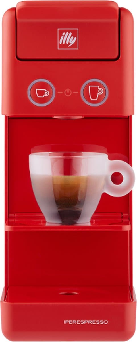 Illy - Y3.3 Iperespresso - Espresso And Coffee Machine - Red /appliances /red — afbeelding 1