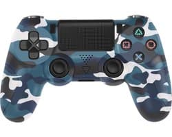 Dadson Draadloze Controller - Geschikt voor PS4 - Camouflage Blauw