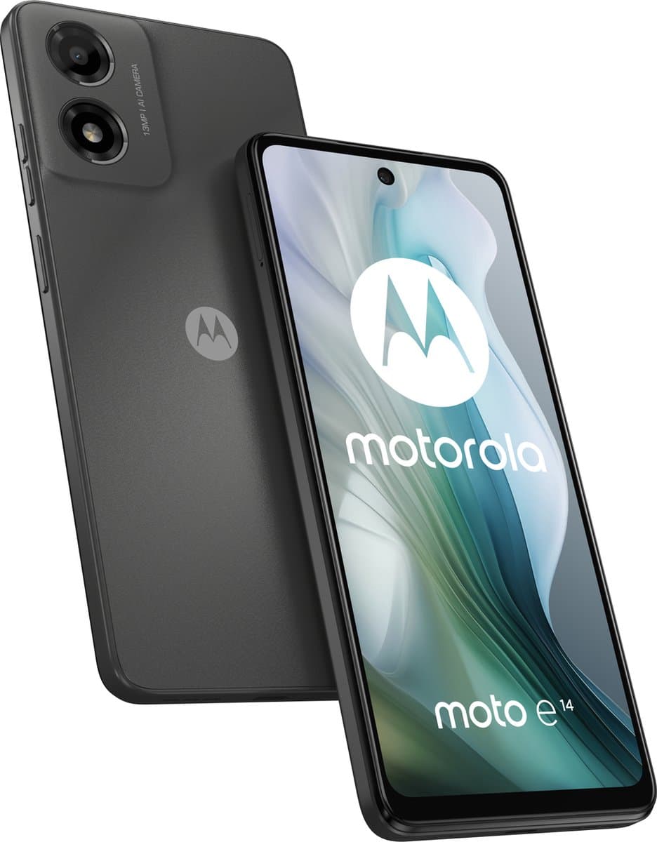 motorola moto e14 - 64GB - Graphite Grey — afbeelding 1