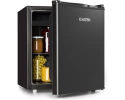 Klarstein Koelkast, Mini Koelkast voor Dranken, Koelkast met Vriesvak Klein, Kleine Koelkast Stil, Skincare Koelkast, Camping Koelkast, Mini Koelkast voor Kamer, Kantoor 0-10°C, 46L
