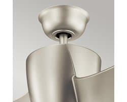 Plafondventilator met verlichting - Phree - 56in / 142cm ventilator - geborsteld nikkel