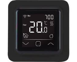 e-Heat C16 WiFi Klokthermostaat, RAL 9011 (Grafietzwart)
