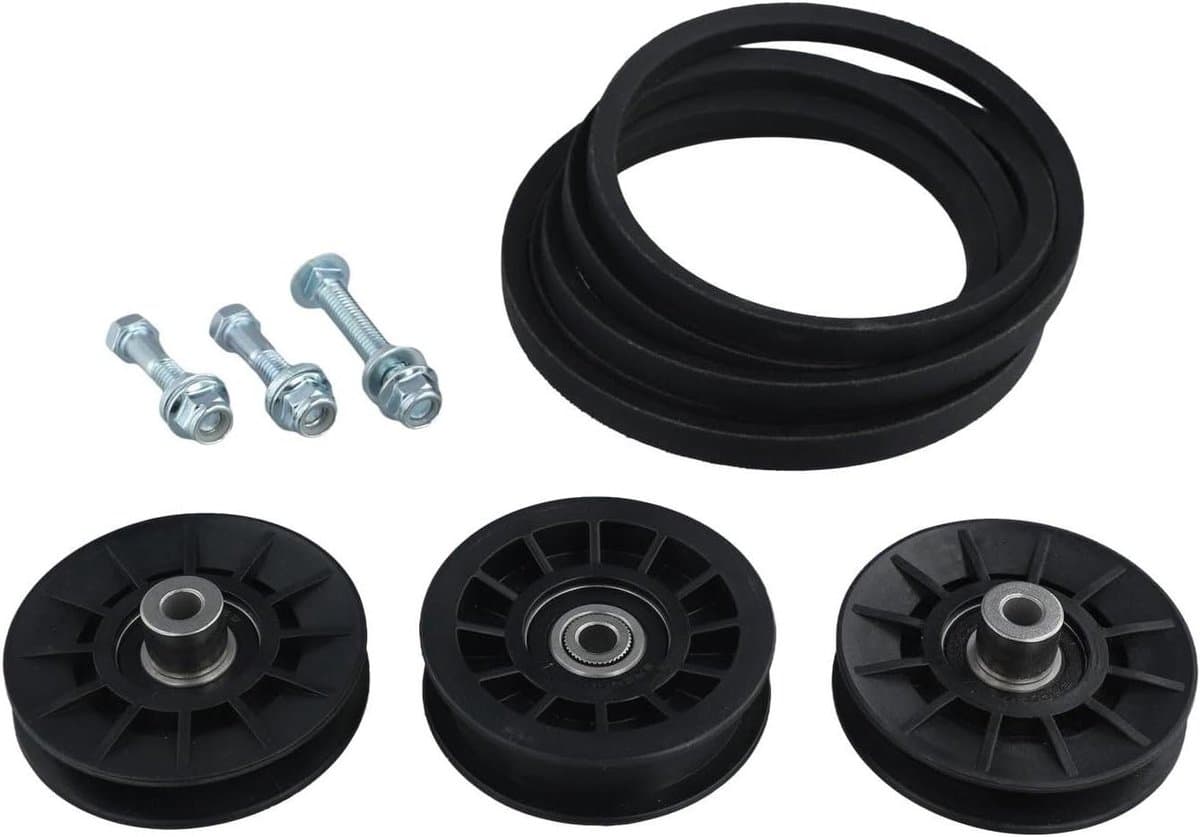 Grasmaaier Onderdelen - V-snaar Set - Gazon Onderhoud - Hoge Compatibiliteit - Set van 2 - Zwart — afbeelding 1