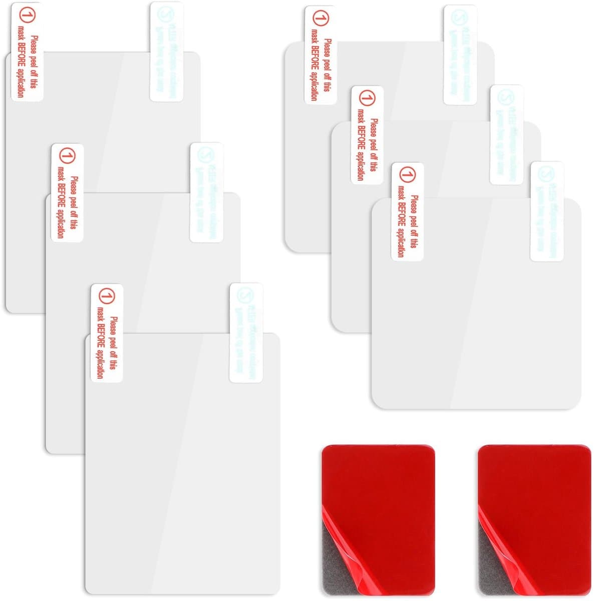 Solidchoice - Set van 8 Electrostatische Folies voor Dashcam — afbeelding 1