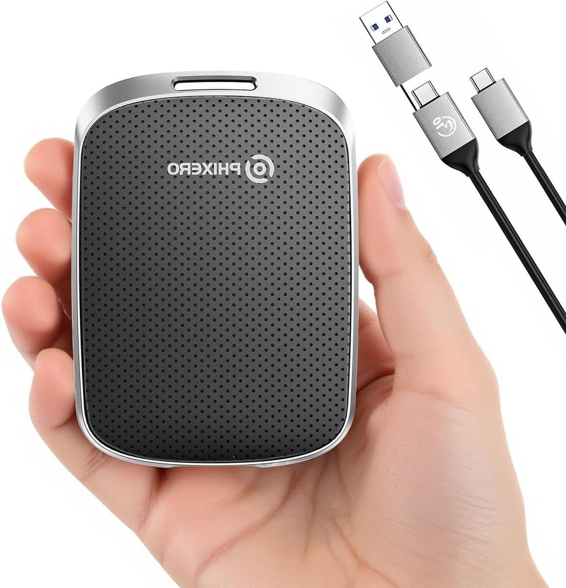 Externe SSD - Draagbare Opslag - Snelle Data Transfer - Half-Height Ontwerp - 4TB - Zwart — afbeelding 1
