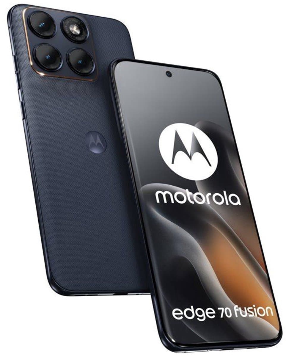 Motorola Edge 70 Fusion - 5200 mAh - 8GB/512GB - Pantone Silhouette Black — afbeelding 1