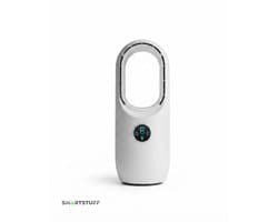 Bladloze ventilator Smartstuff® - Oplaadbare Tafelventilator -Draagbare ventilator - Fan - Verkoeling - Accu - Design