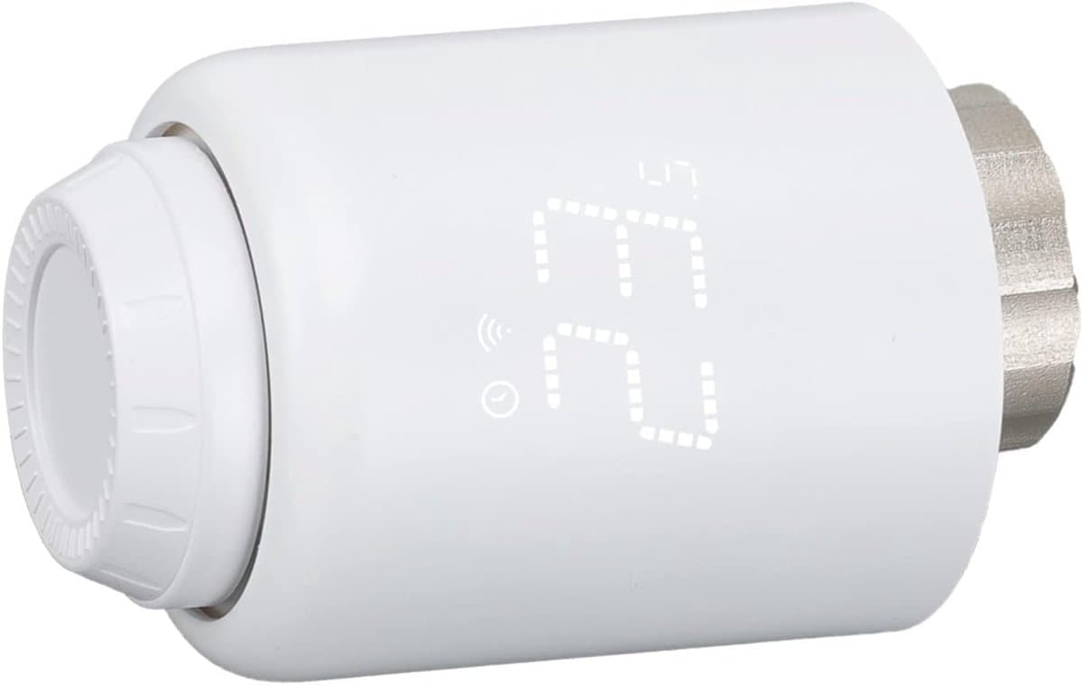 Slimme Thermostaat - Verwarmingsregelaar - Energie Besparen - Draaibaar Scherm - M30x1.5mm - Wit — afbeelding 1