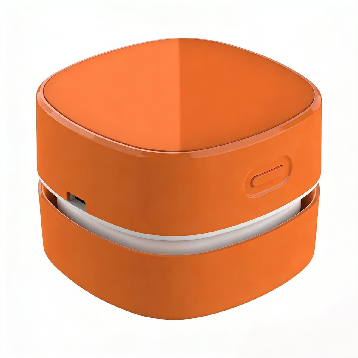 Mini Draadloze Tafelstofzuiger, Draagbare Bureau Stofzuiger USB-oplaadbaar voor Toetsenbord, Laptop, Kantoor, Auto en Huisdierenhaar(Oranje) — afbeelding 1