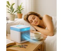 Mobiele airco - Aircooler - Luchtkoeler - Luchtbevochtiger - Ventilator - Tafelventilator