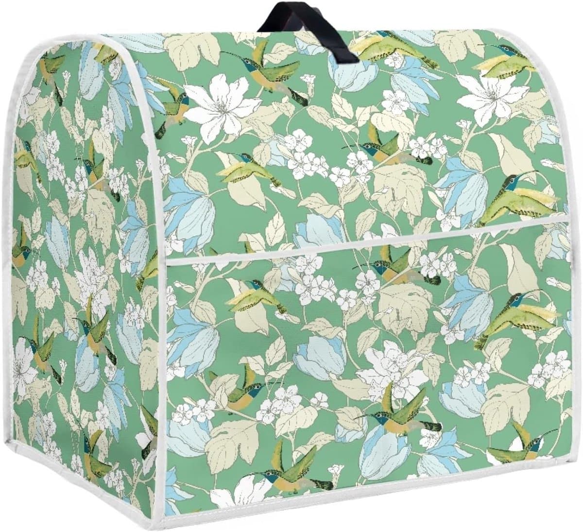 Mixerhoes Keukenmachine - Beschermhoes Mixer - Keuken Organiseren - Met Opbergvakken - 37.5x27.5x43.5 cm - Bloemenprint — afbeelding 1