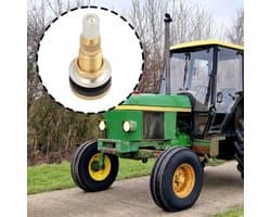 Ventiel Precisieklepvervanging - 2 Stuks - Lekbestendige Afdichting - Compatibel met John Deere - Eenvoudige Installatie - Betrouwbare Bandenspanning - Bandventiel