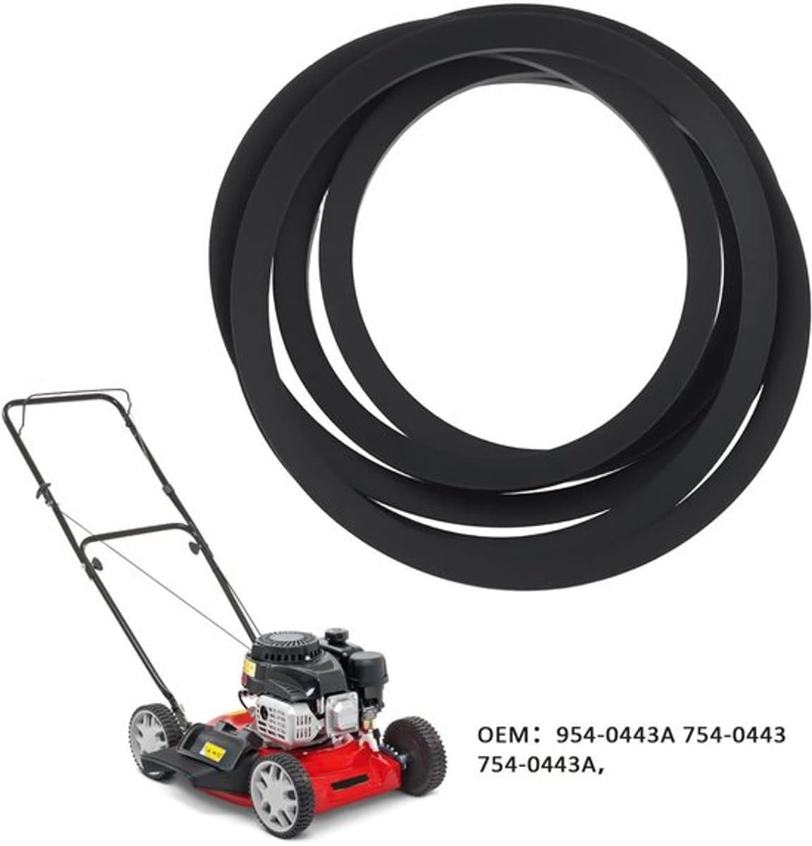 V-riem voor Grasmaaier - Compatibel met 700 en 954-0443A — afbeelding 1